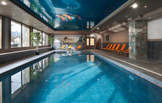 The Swimming Pool - Residence Le Coeur d'Or - Bourg St Maurice - Les Arcs - France; Copyright: MGM
