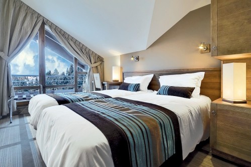 Bedroom with Double Bed, Pierre & Vacances Premium Les Terrasses d'Eos, Flaine