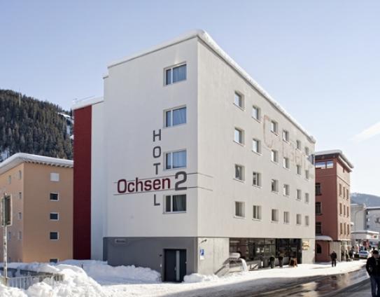 The Exterior of the Hotel Oschen 2 - Davos - Switzerland