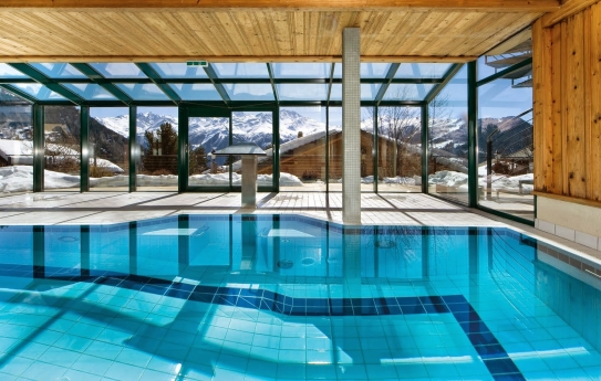 Swimming Pool in Hotel Montpelier Verbier