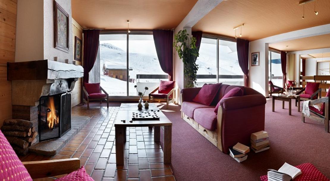 Wifi Lounge and Fireplace-Le Gypaete-Val Thorens-France