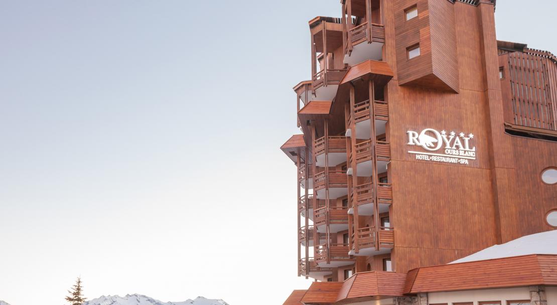 Exterior of Hotel Royal Ours Blanc Alpe d'Huez