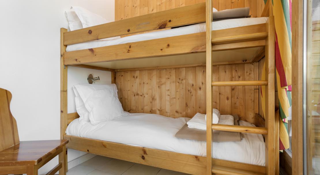 Chalets d'Isola bunk beds; Copyright: Madame Vacances