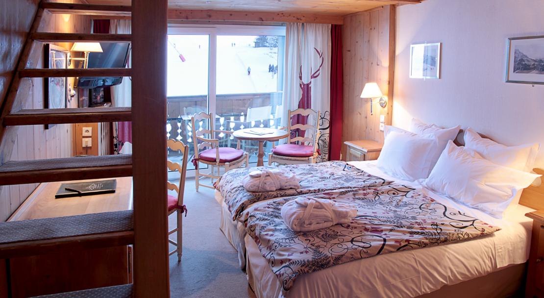 Chalet room at Hotel La Marmotte Les Gets