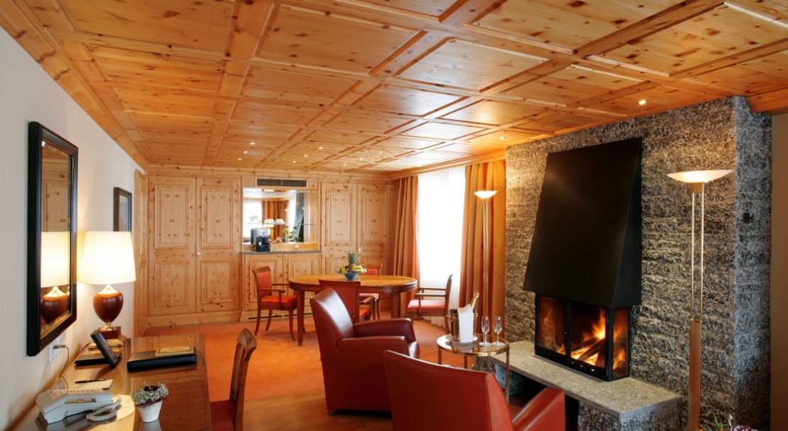 Grand hotel Zermatterhof - Deluxe Grand Suite Lounge