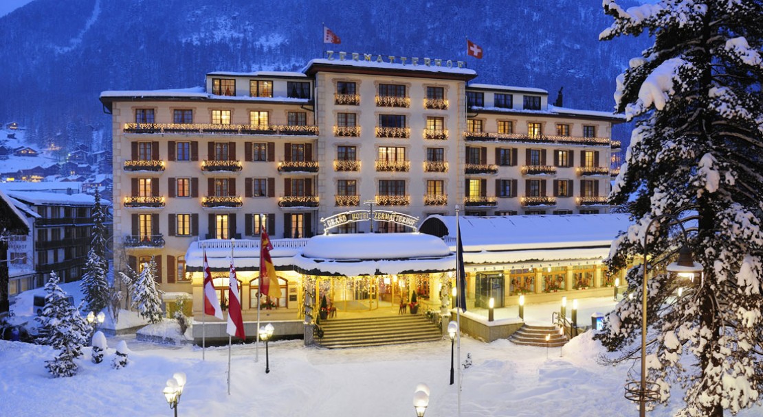 Exterior of Grand Hotel Zermatterhof - Zermatt