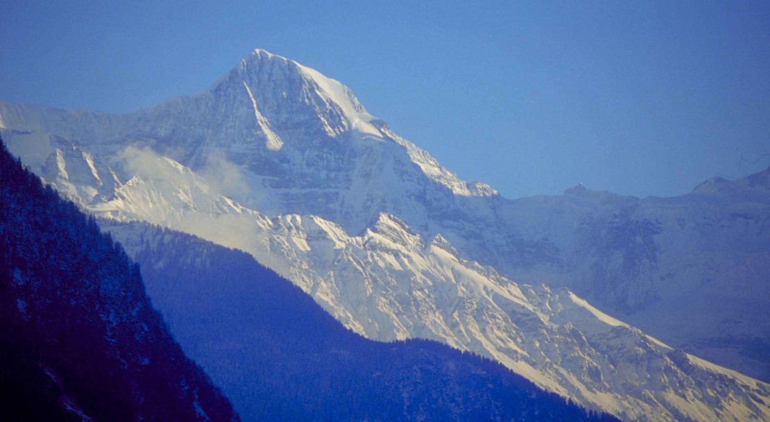 View of the Eiger from Hotel Kreuz und Post in Grindelwald