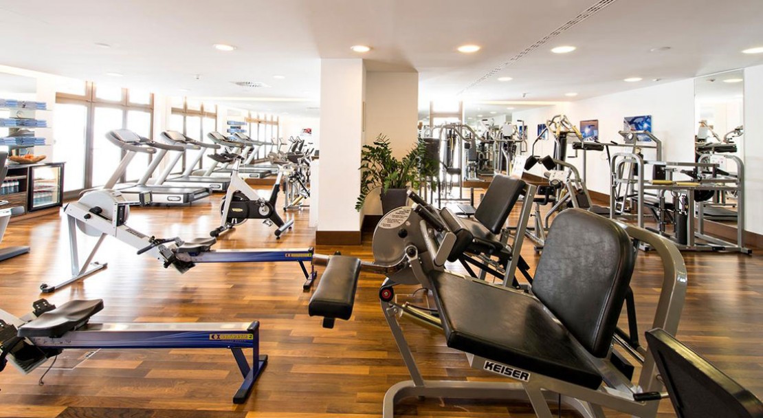 Enjoy a fantastic gym at the Kempinski Grand Hotel des Bains, St Morritz