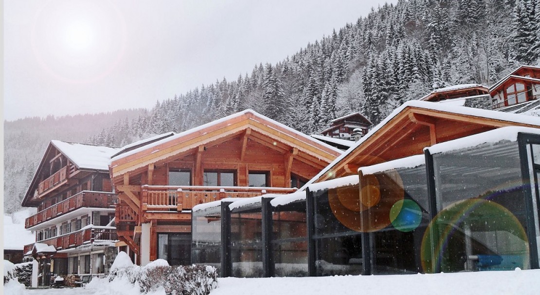 Hotel Alpina - Snowy exterior
