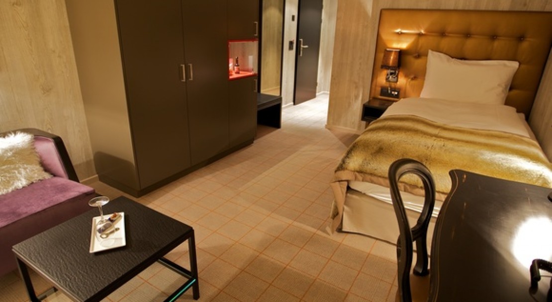 A Single Room at the Grischa - DAS Hotel Davos, Switzerland 