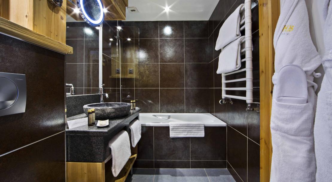 Bathroom, Hotel Beauregard, La Clusaz