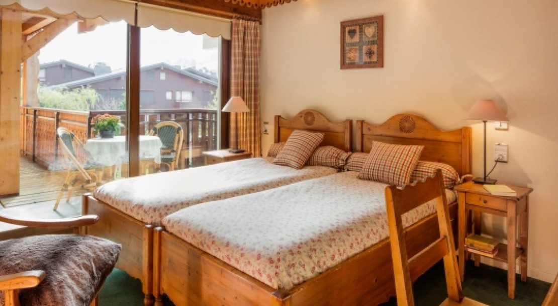 Bedroom at Hotel les Airelles in Morzine