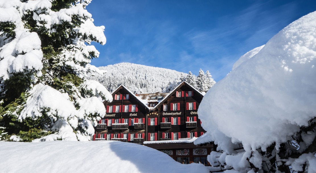 EXterior of Romantik Hotel Schweizerhof - Grindelwald - Switzerland