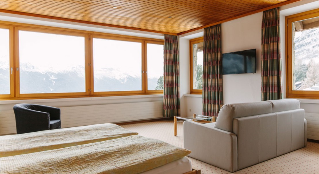Junior Suite South at Berghotel Randolins - St Moritz - Switzerland