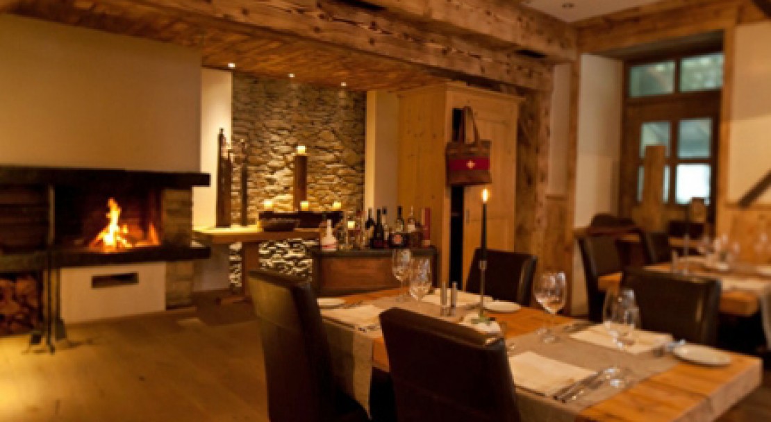 Restaurant at The Dom Hotel - Saas-Fee - Switzerland