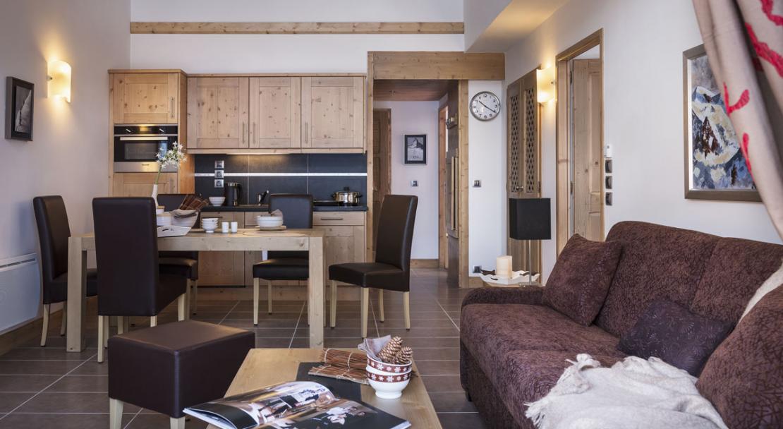 Typical apartment at Les Chalets de Layssia; Copyright: ©studio bergoend