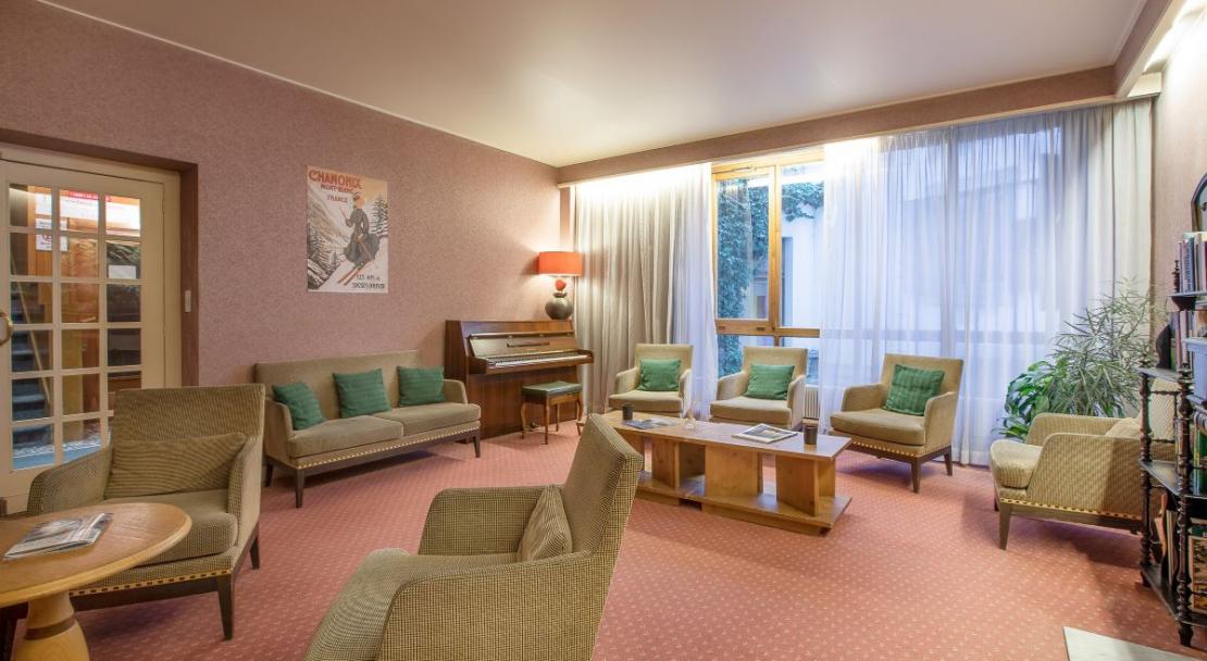 Lounge, Hôtel Croix Blanche Chamonix; Copyright: Best of Mont Blanc