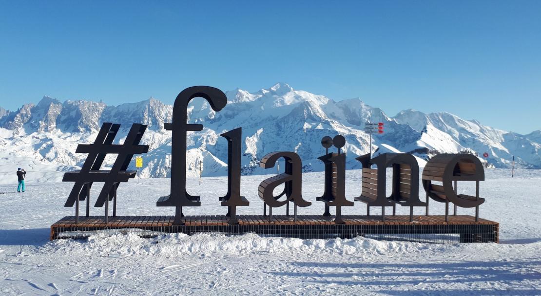 Flaine sign; Copyright: Flaine