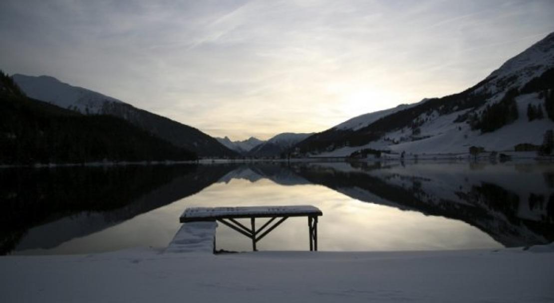 The lake by Davos, near Klosters