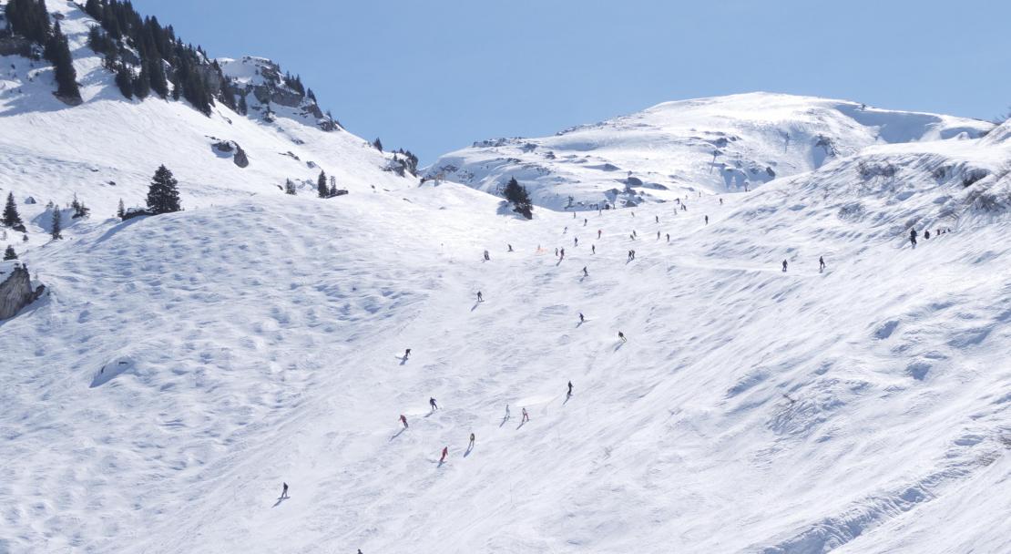 Big open slopes in Chatel; Copyright: Jean-François Vuarand – Châtel Tourisme