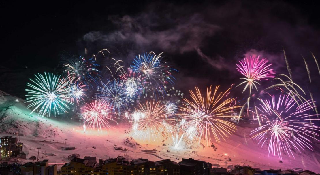 Meribel fireworks; Copyright: Meribel