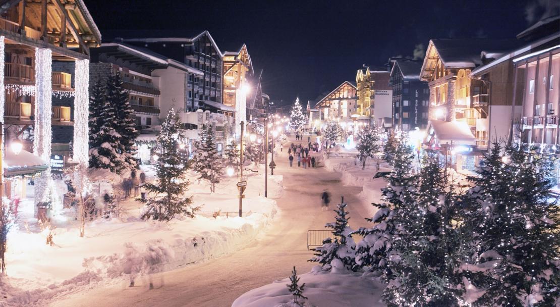 Val d'Isere at Christmas