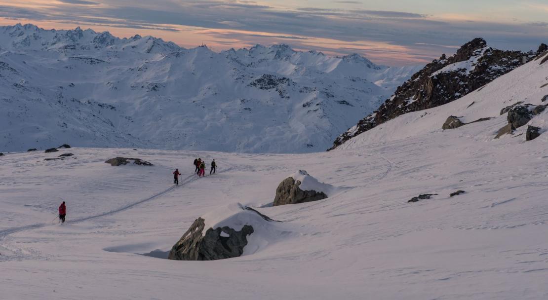 ski touring Val Thorens; Copyright: P Touraine