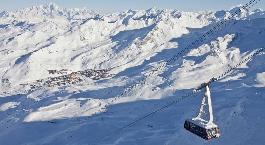 Val Thorens, France, Cable Car