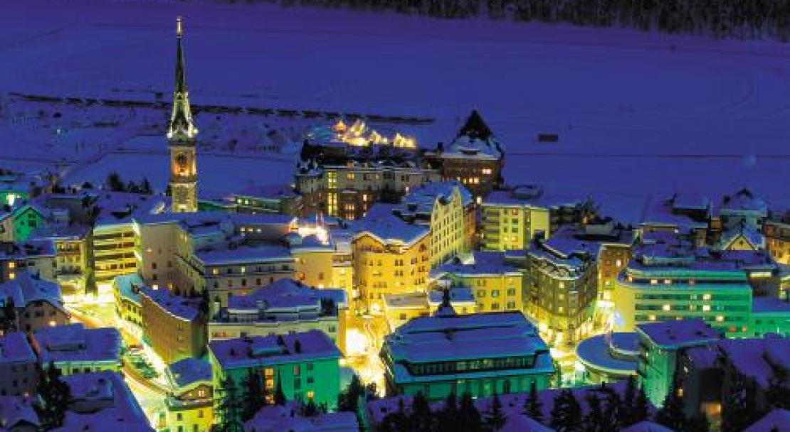 St Moritz by night