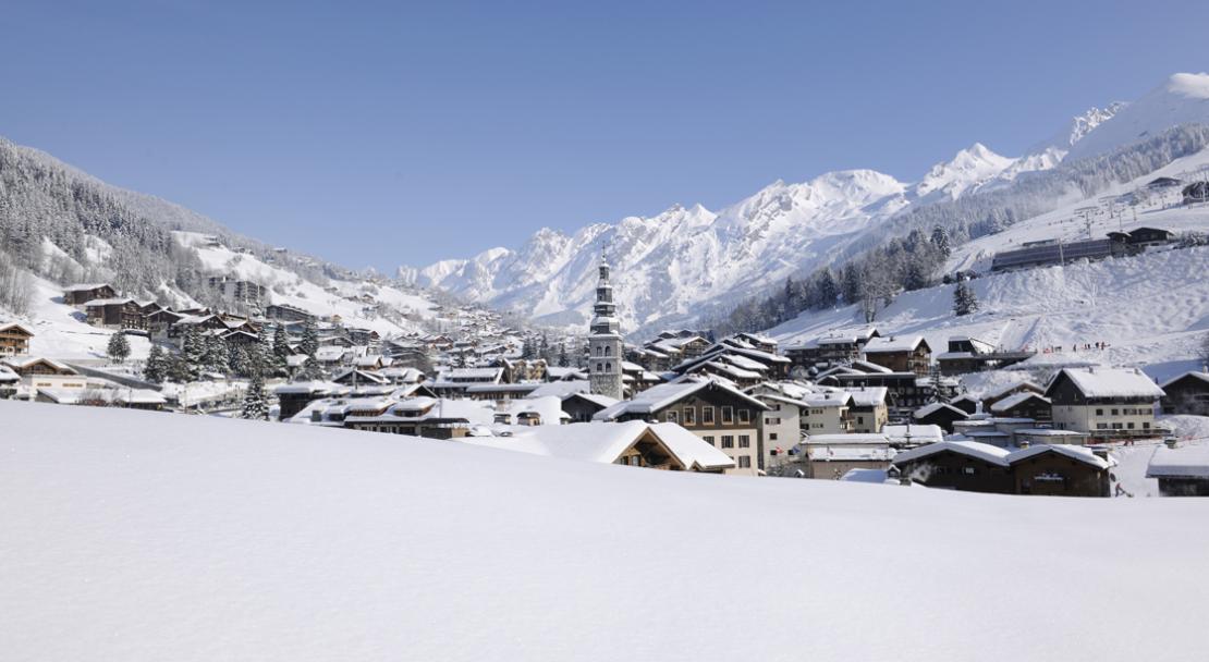 Snowy La Clusaz Village; Copyright: Pascal Lebeau