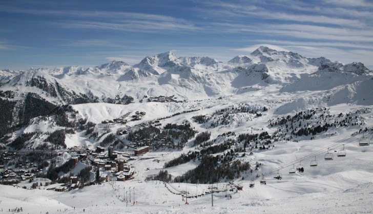 The town of Les Arcs
