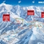 The piste map in Les Houches