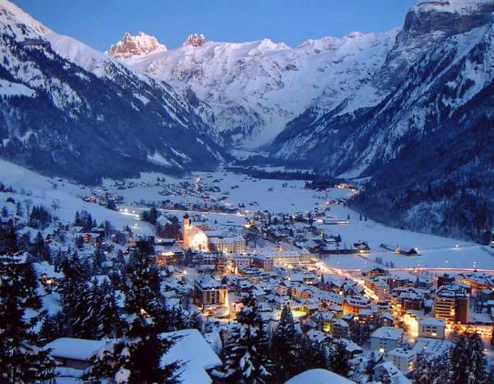View Of Engelberg Ski Resort Switzerland
