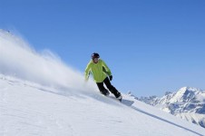 Snowboarding in Les Carroz