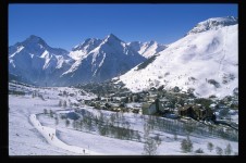 Cross-country skiing in Les Deux Alpes