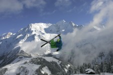 Backcountry kicker in Les Houches