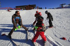 Learning to ski in Samoens