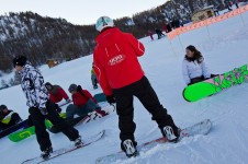 Learning to Snowboard is fun and easy, especially in one of Serre Chevalier group snowboard lessons