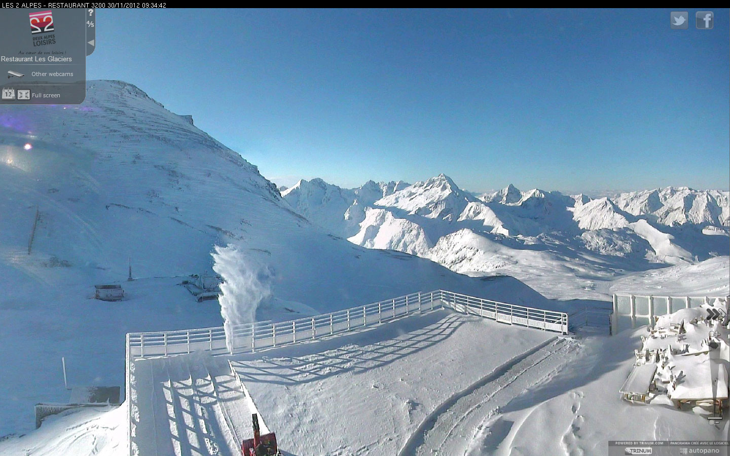 Fresh Snow Les Deux Alpes Glacier