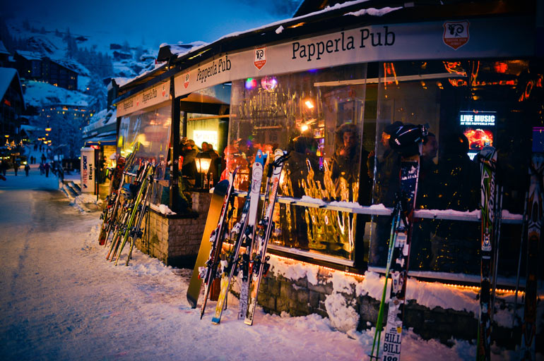 Papperla Pub in Zermatt