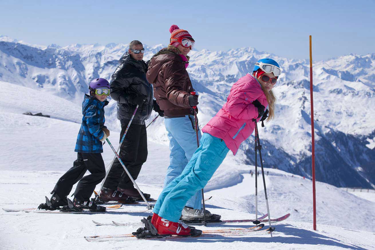 Family Skiing La Plagne